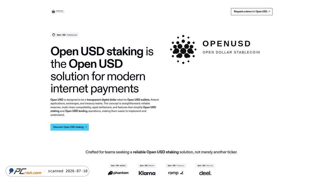 Screenshot of openusd.markets