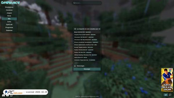 Captura de optijuegos.net