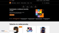 orange.sk screenshot