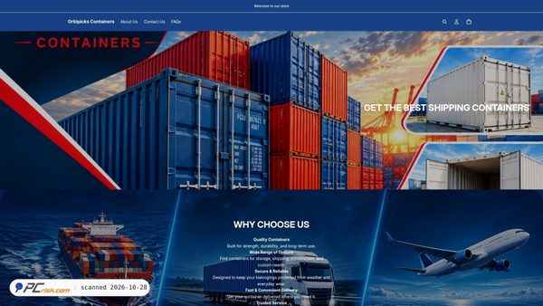orbipickscontainers.shop screenshot