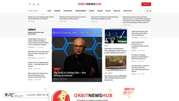 orbitnewshub.com screenshot