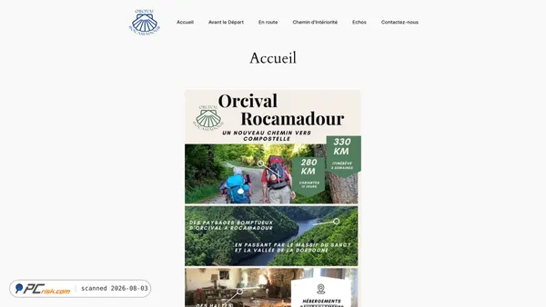 orcival-rocamadour.com screenshot