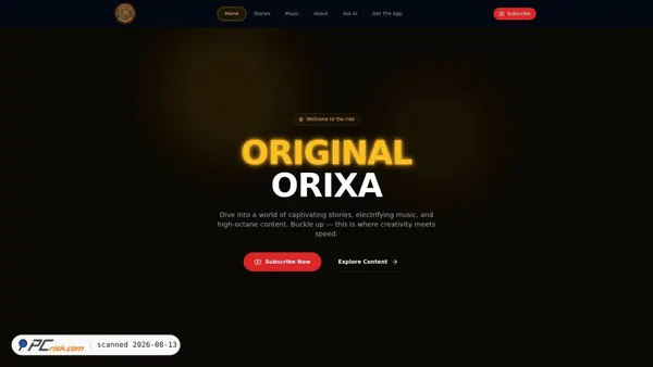 orginalorixa-x6.base44.app screenshot