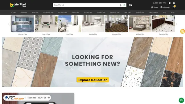 orientbell.com screenshot