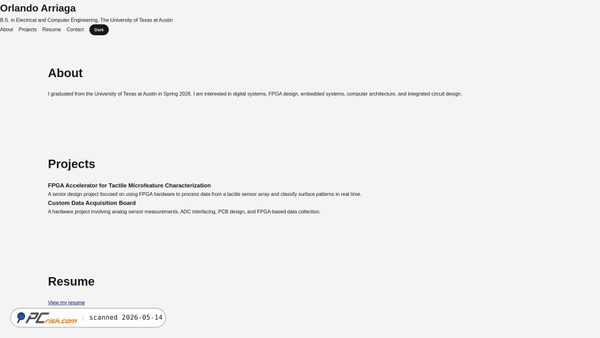orlando-arriaga.com screenshot