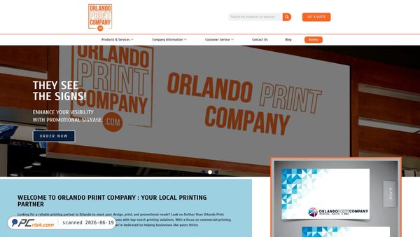 orlandoprintcompany.com screenshot