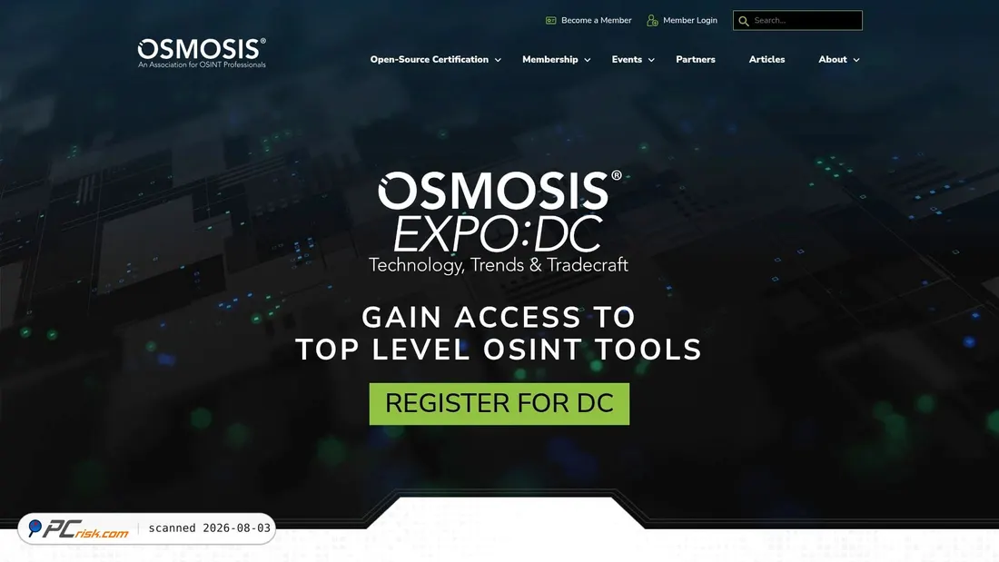 Screenshot of osmosisassociation.org