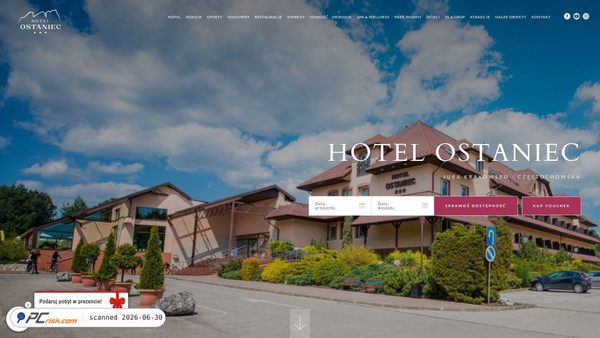 ostaniec.com.pl screenshot