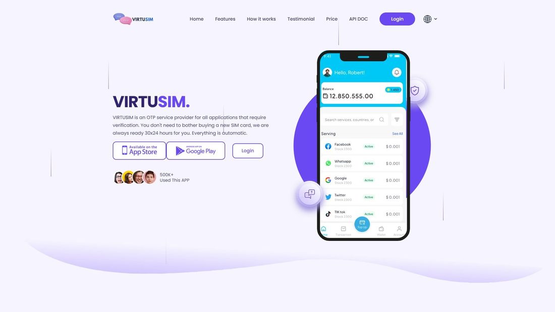 Screenshot von otpku.com