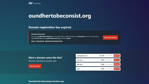 oundhertobeconsist.org screenshot