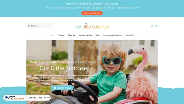 ourlittlesuitcase.com Screenshot