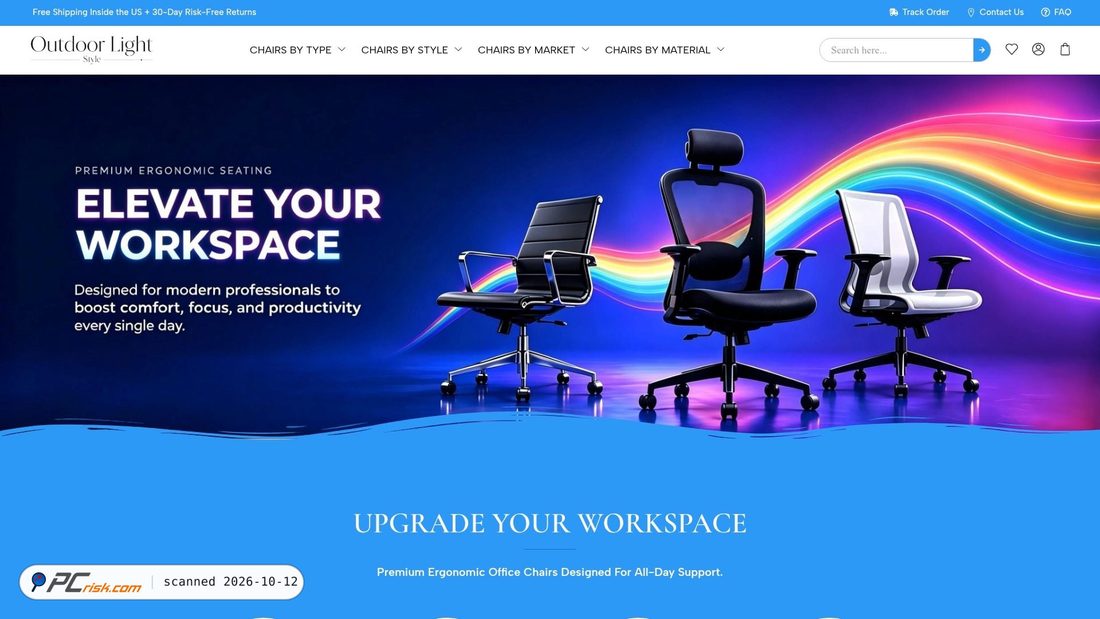 Captura de ecrã de outdoorlightstyle.com