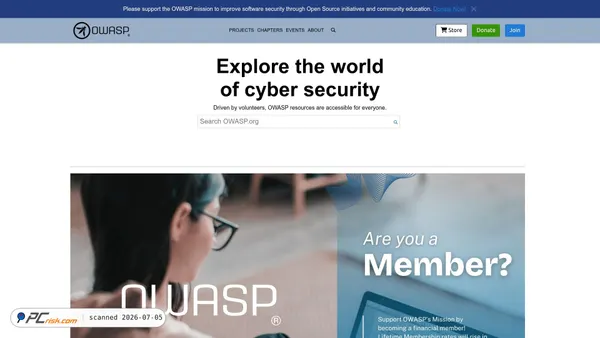 owasp.org screenshot