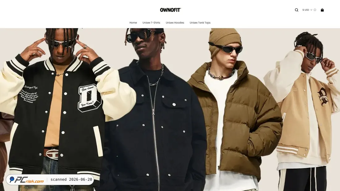 Screenshot of ownofit.com