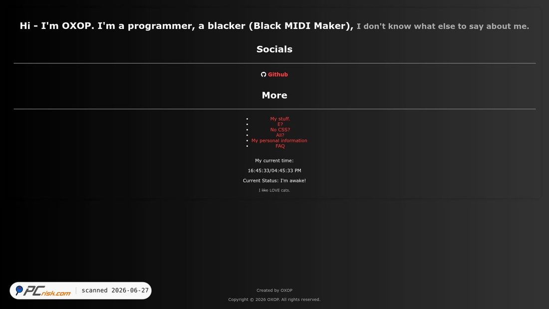 Screenshot of oxop.pages.dev
