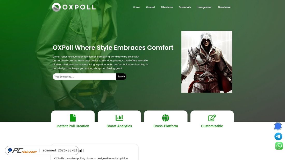 Screenshot of oxpoll.com