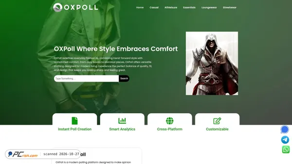 oxpoll.com screenshot