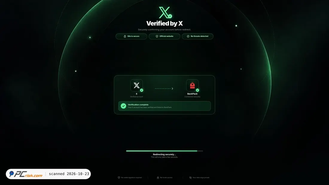 Screenshot of packscan.dev