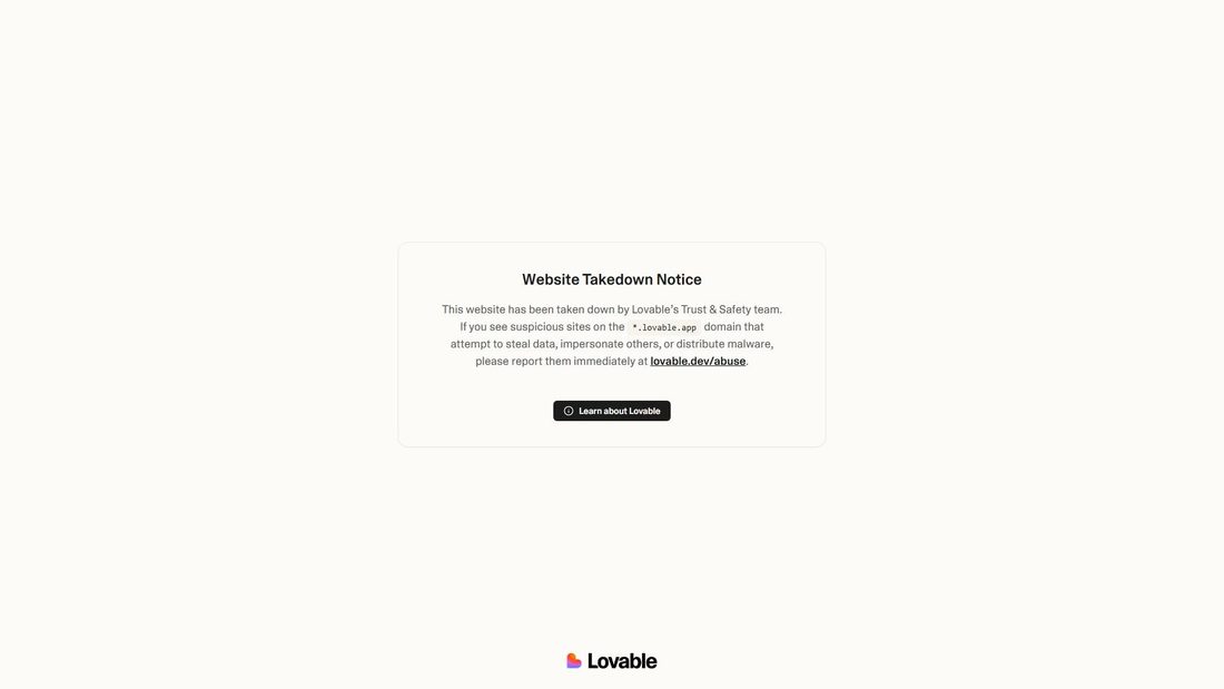 Screenshot di page-gone-redirect.lovable.app