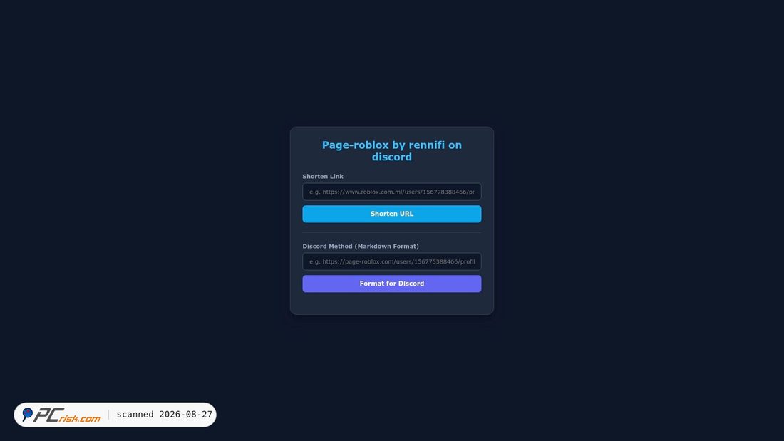 Screenshot von page-roblox.com