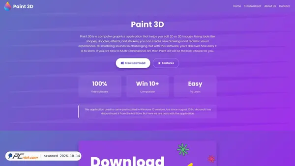 paint-3d.com screenshot