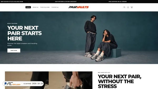 pairvaults.com screenshot