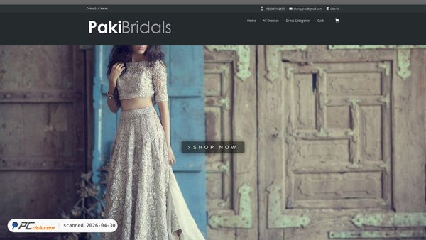 pakibridals.com screenshot