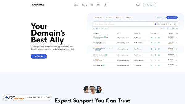 pananames.com screenshot
