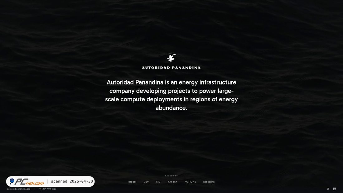 Screenshot of panandina.org