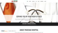 Captura de ecrã de panchamhospitals.com