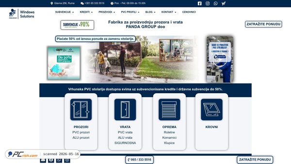 pandapvc.rs screenshot
