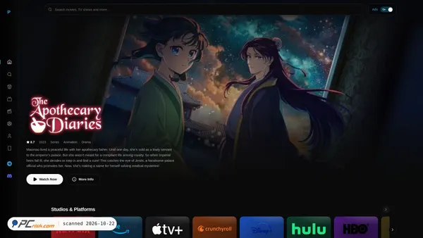 Capture d’écran de pantyflix.com