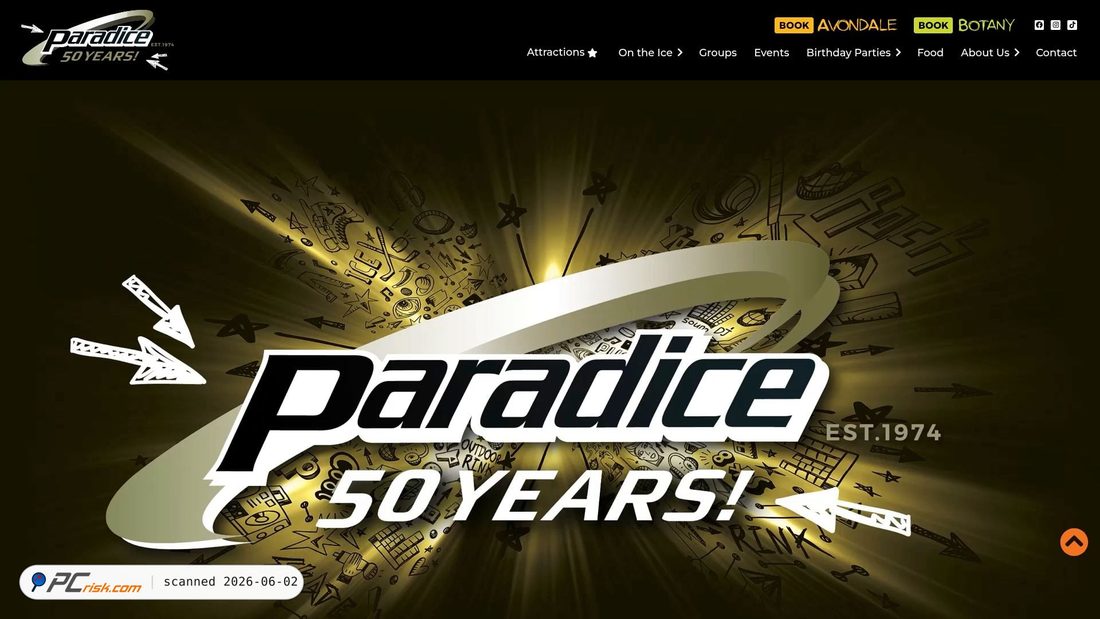 Screenshot di paradice.co.nz