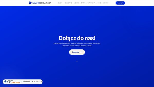 paradoxszkolatanca.pl screenshot