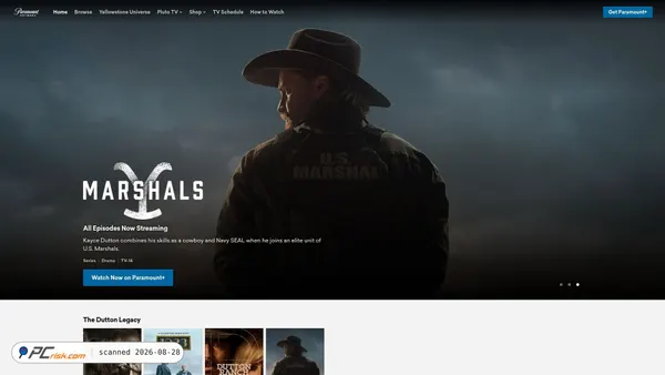 paramountnetwork.com screenshot