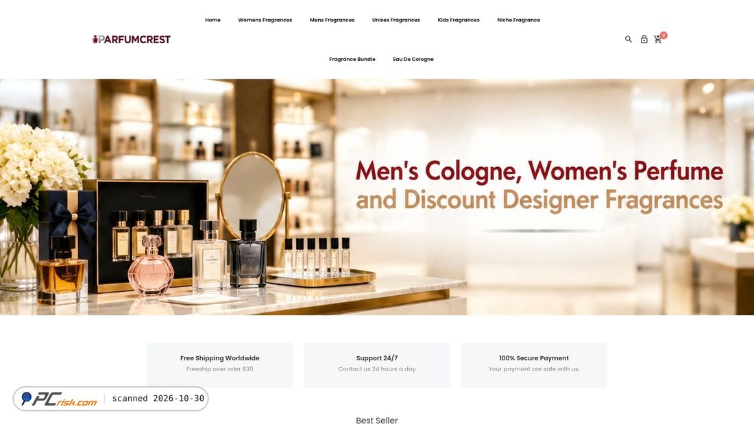 Screenshot von parfumcrest.com