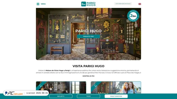 parigi-hugo.it screenshot