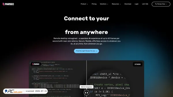 parsec.app screenshot