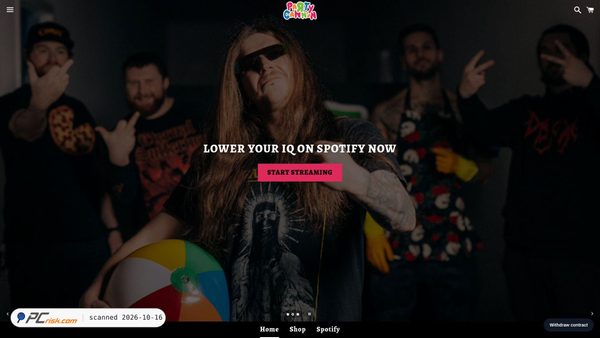 Captura de party-cannon.com