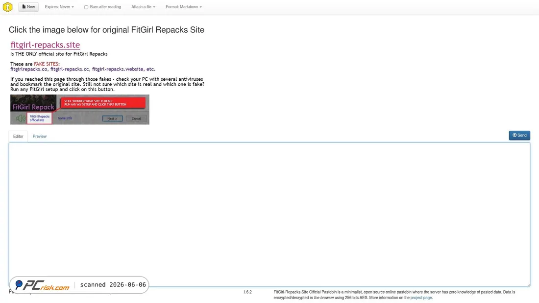 Screenshot of paste.fitgirl-repacks.site