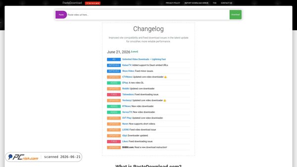 pastedownload.com screenshot