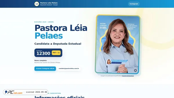 Captura de pastoraleia.com.br