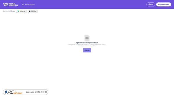 patient.vh360.co Screenshot