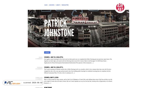 patrickjohnstone.ca screenshot