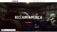 Captura de ecrã de patriotfront.us