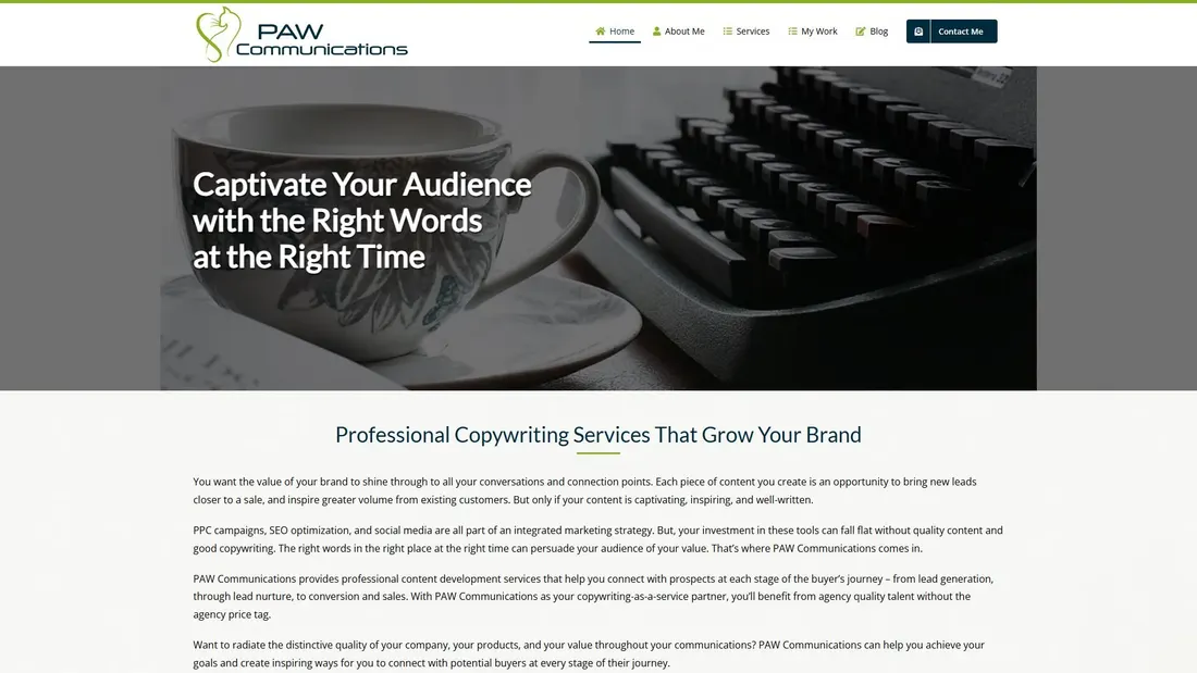 Screenshot di pawwcommunications.com