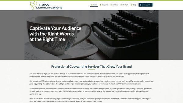 pawwcommunications.com screenshot