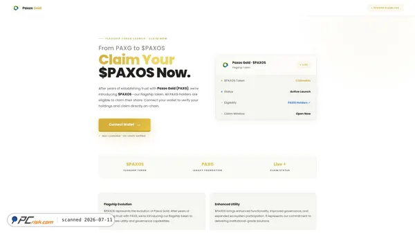 paxolaunch.live screenshot