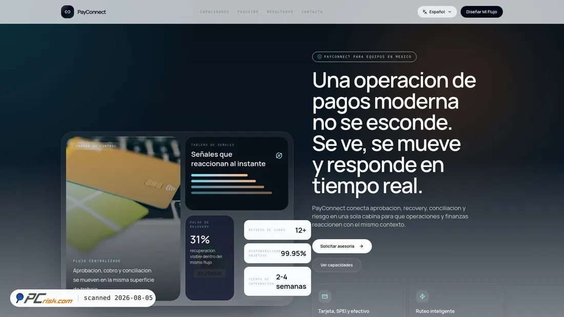 Screenshot of payconnect.mx