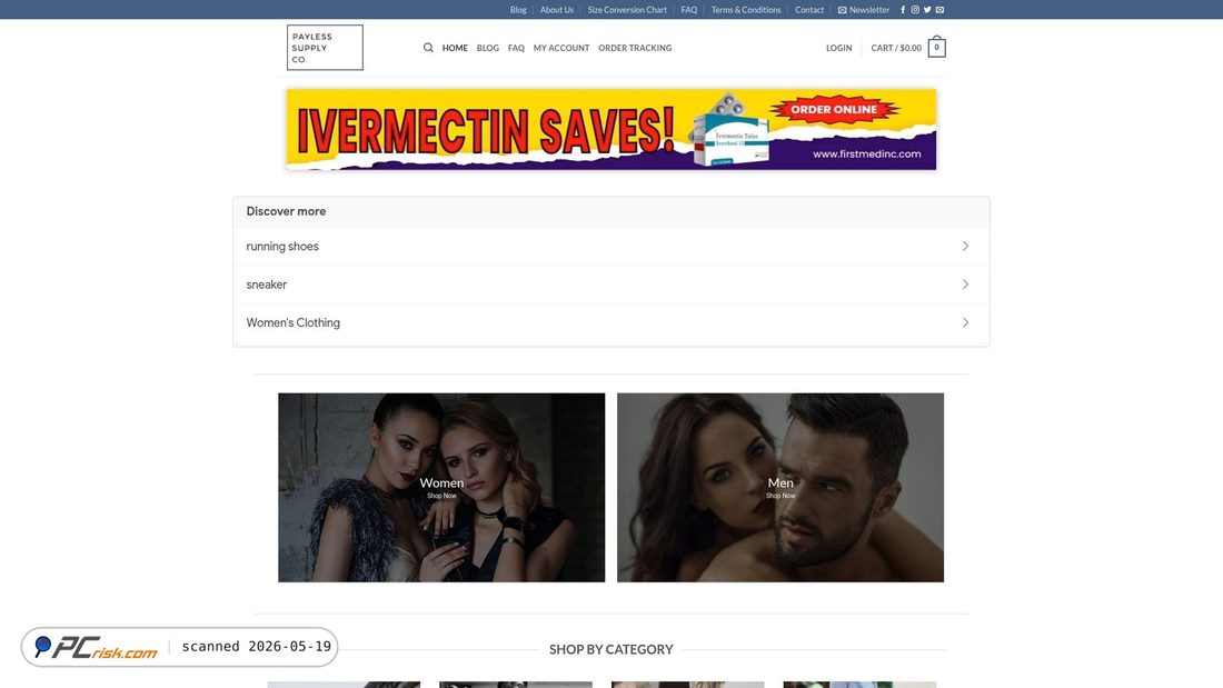 Screenshot of paylessshoes.com.au